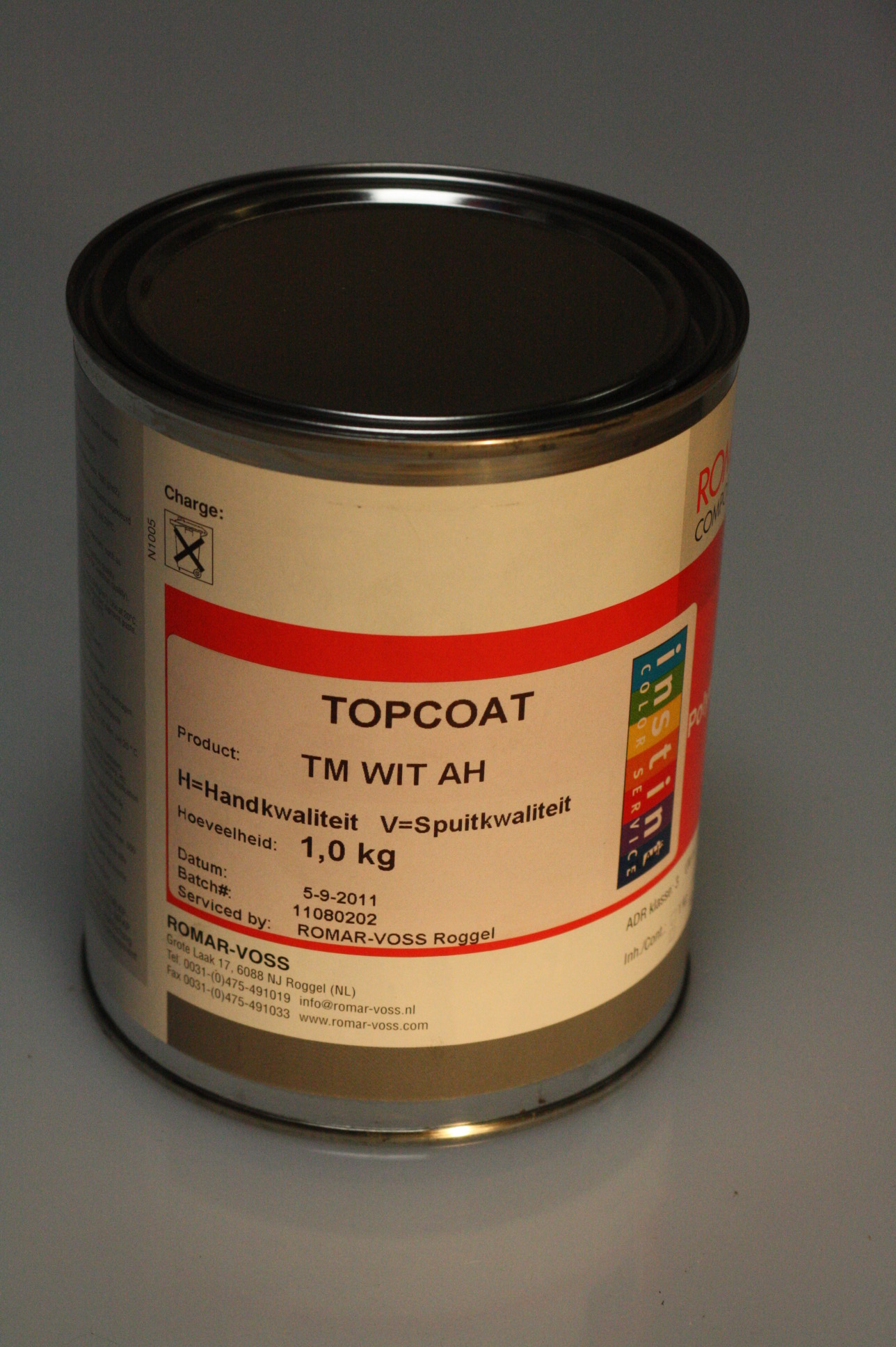 Polyester verf (topcoat)