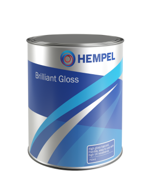Hempel Brilliant Enamel paint, pale cream, 750 ml