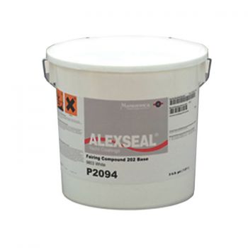 Alexseal Fairing Compound, base, white, 0,5 gallon