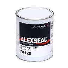 Alexseal Topcoat, all White colors, quart gallon, 0,95 liter