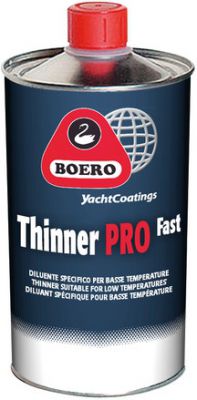 Boero Thinner Pro Fast, voor polyurethaan verven, 1 liter