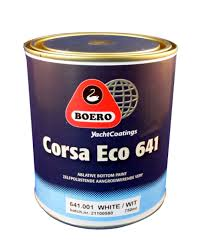 Boero Corsa Eco Antifouling copper free, 2.5-liter Black