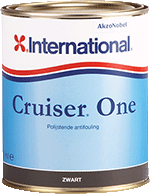 International Cruiser One, licht koperhoudend, kleur Navy, blik 750 ml