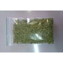 EPDM rubber granules, green, bag 25 kg