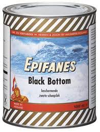 Epifanes Black Bottum zwarte scheepslak,  1 liter