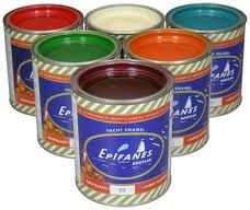 Vernis pour bateaux Epifanes / Yacht émail, la couleur bleue 7, 750 ml