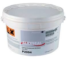 Alexseal Fairing Compound 202, Converter, Red, 2 gallon