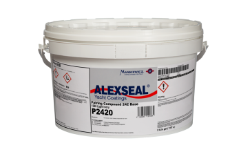 Alexseal Fairing Compound 242, Converter, Green,  2 gallon