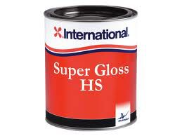 International Super Gloss HS,  zwart,  750 ml