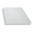 Polyester plaat, transparant,  breedte: 2,5 meter, dikte 2,5 mm, per m²