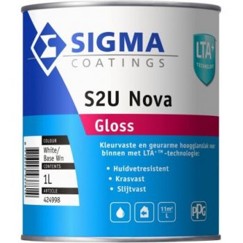 Sigma S2u Nova, Gloss,  wit, 1 liter
